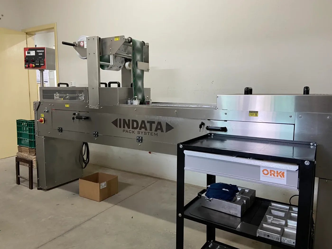 Máquina de embalagem flowpack da FCA